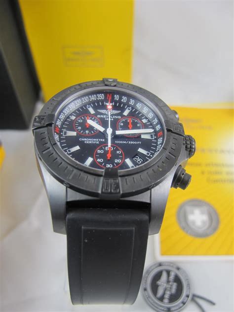 breitling seawolf blacksteel limited edition|Breitling seawolf super diver.